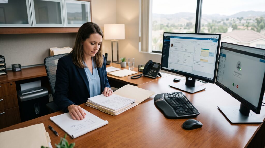 How do legal virtual receptionists improve law firm efficiency?